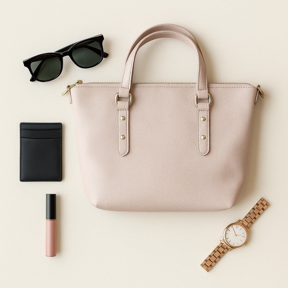 Kate Spade Larchmont Ave Penny Evangeline Satchel Blush Pink No Strap Bag in GUC - Picture 3 of 15